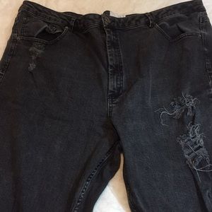 ASOS Curve Distressed Jeans, 20